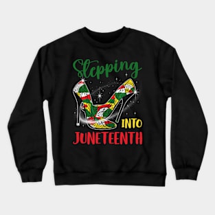 Juneteenth Black Woman Juneteenth 1865 Black History Gift For Men Women Crewneck Sweatshirt